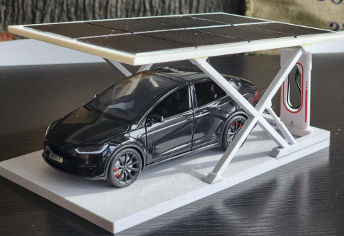 E-speed modular photovoltaic car shed